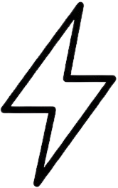 Lightning bolt icon